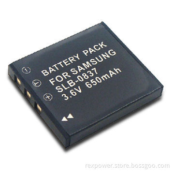 Li-ion Battery with 650mAh Capacity and 3.7V Voltage